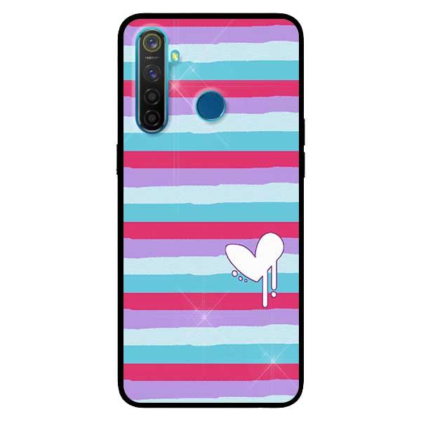 Ốp lưng dành cho Realme 5 Pro - Realme Q - Realme C3 - Họa Tiết Tim Trắng