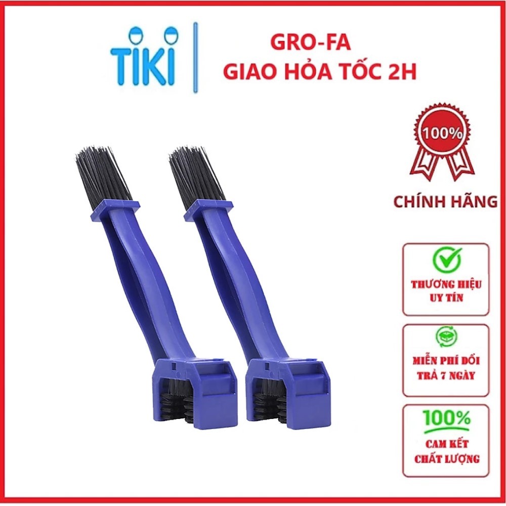 Combo 2 bàn chải vệ sinh xe máy chuyên nghiệp 3D - Hàng chính hãng