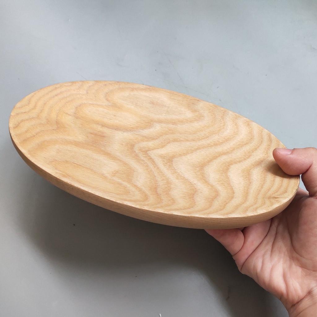 Đĩa Gỗ Tần Bì Cỡ Chiều Dài Hơn 21cm Đa Dụng Cho Gia Đình