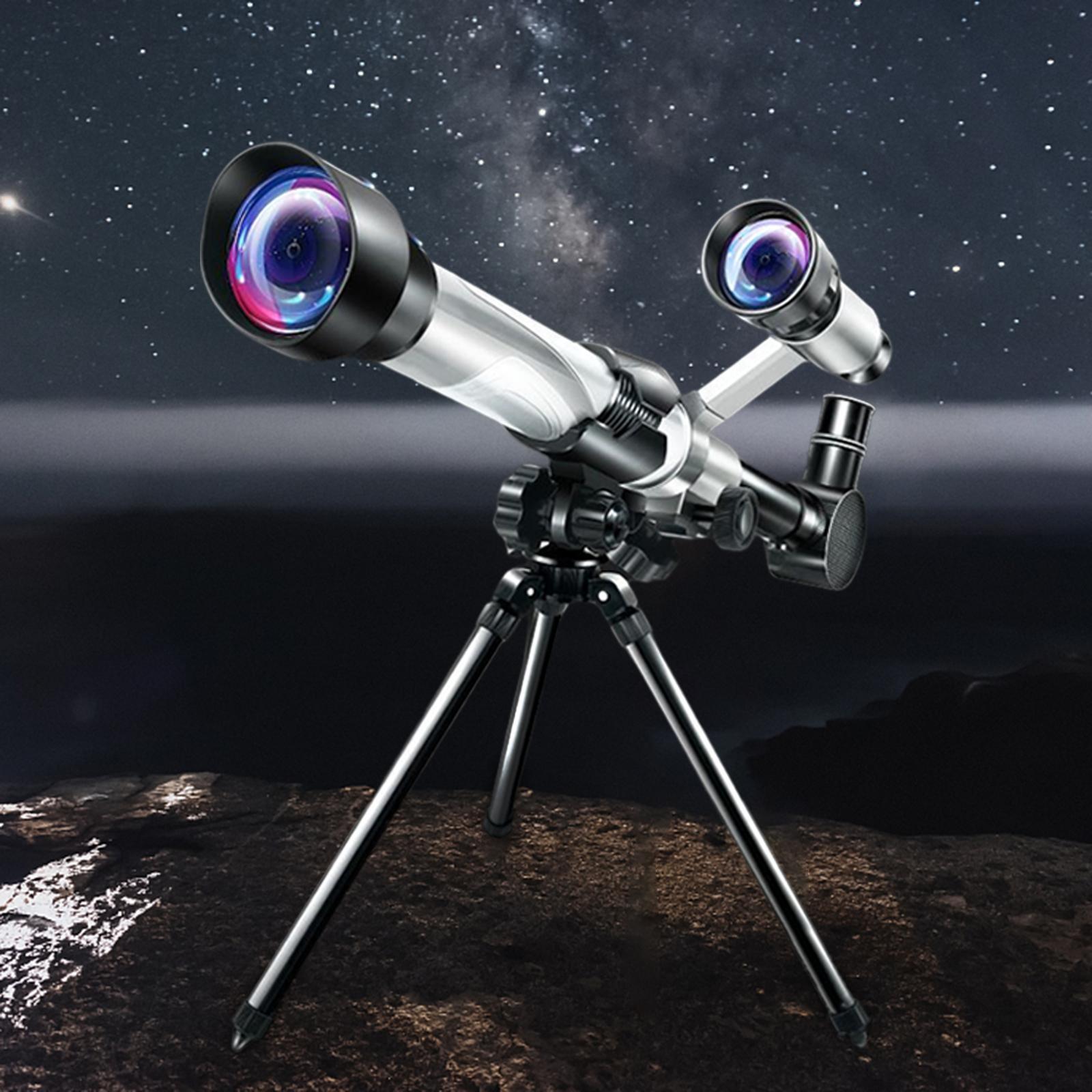 60mm  Telescope with  Scope Tripod for Kids Astronomy Refractor Telescope