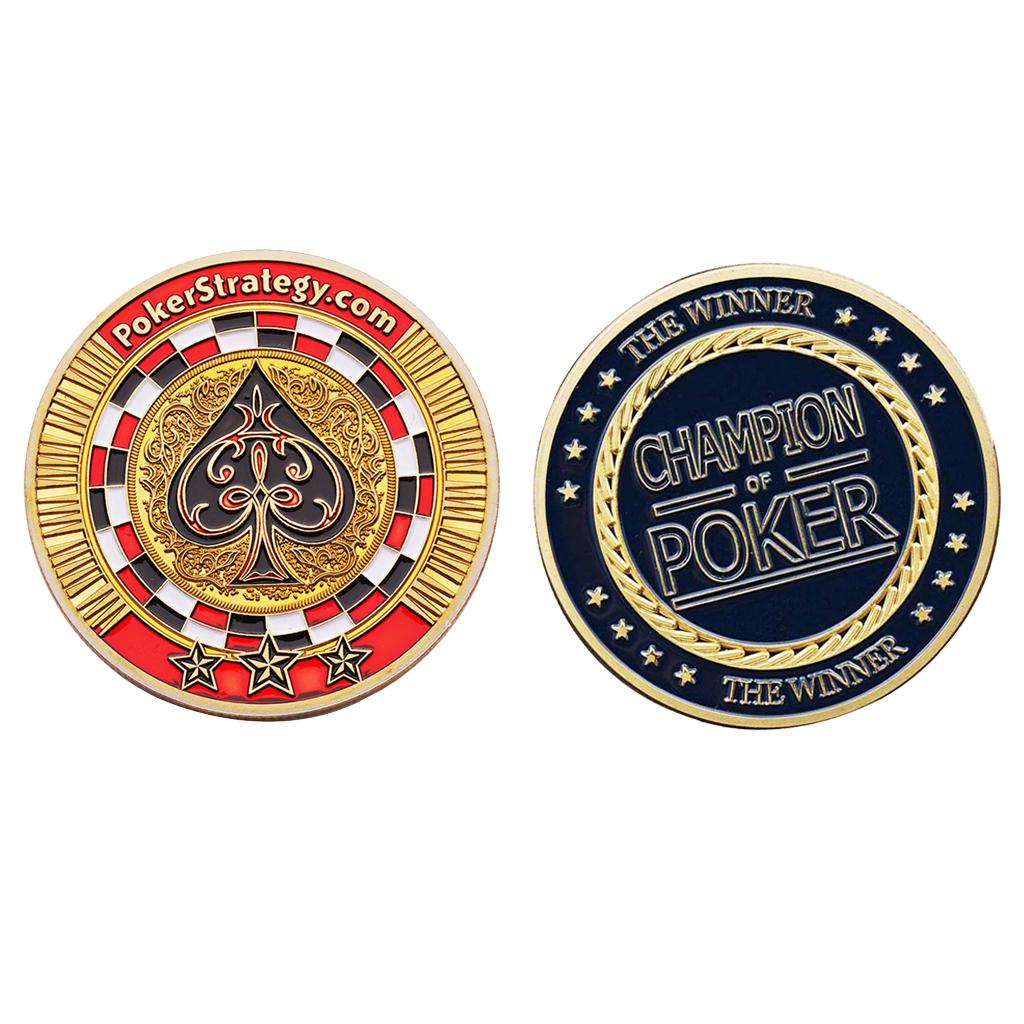 Vàng Tấm Đồng Tiền Kỷ Niệm Câu Lạc Bộ Trò Chơi Poker Chip Sưu Tầm