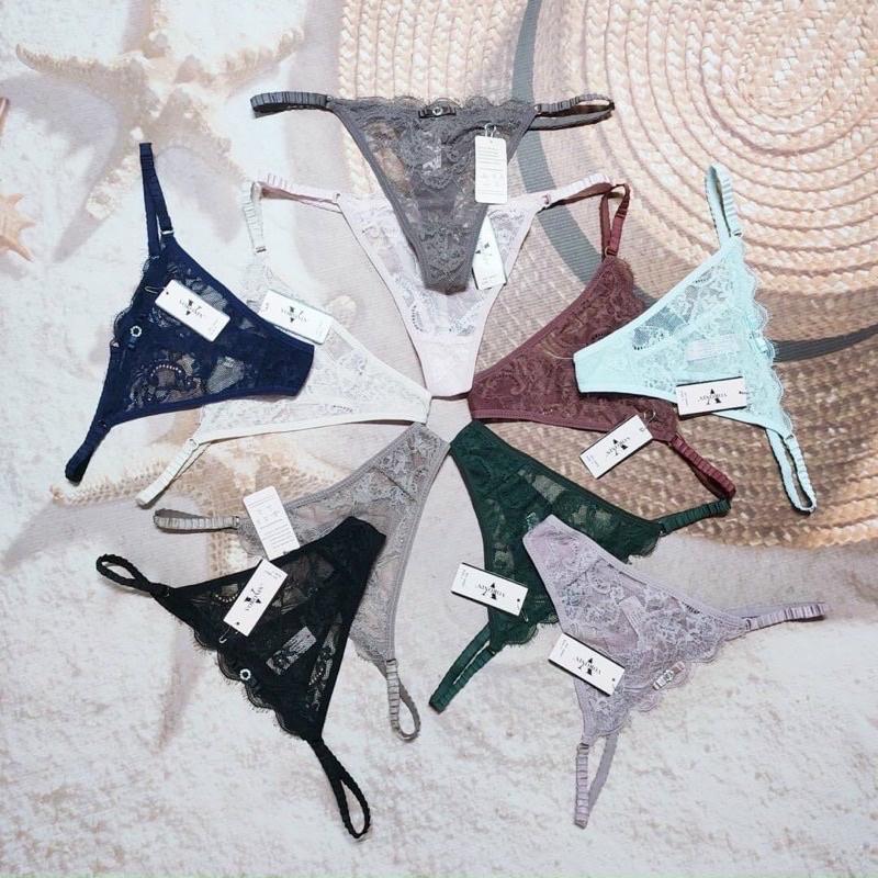 Quần Lót Nữ Ren Lọt Khe Sexy Chun Hông Gợi Cảm Ôm Dáng Tạo Đường Cong Quyến Rũ 8001