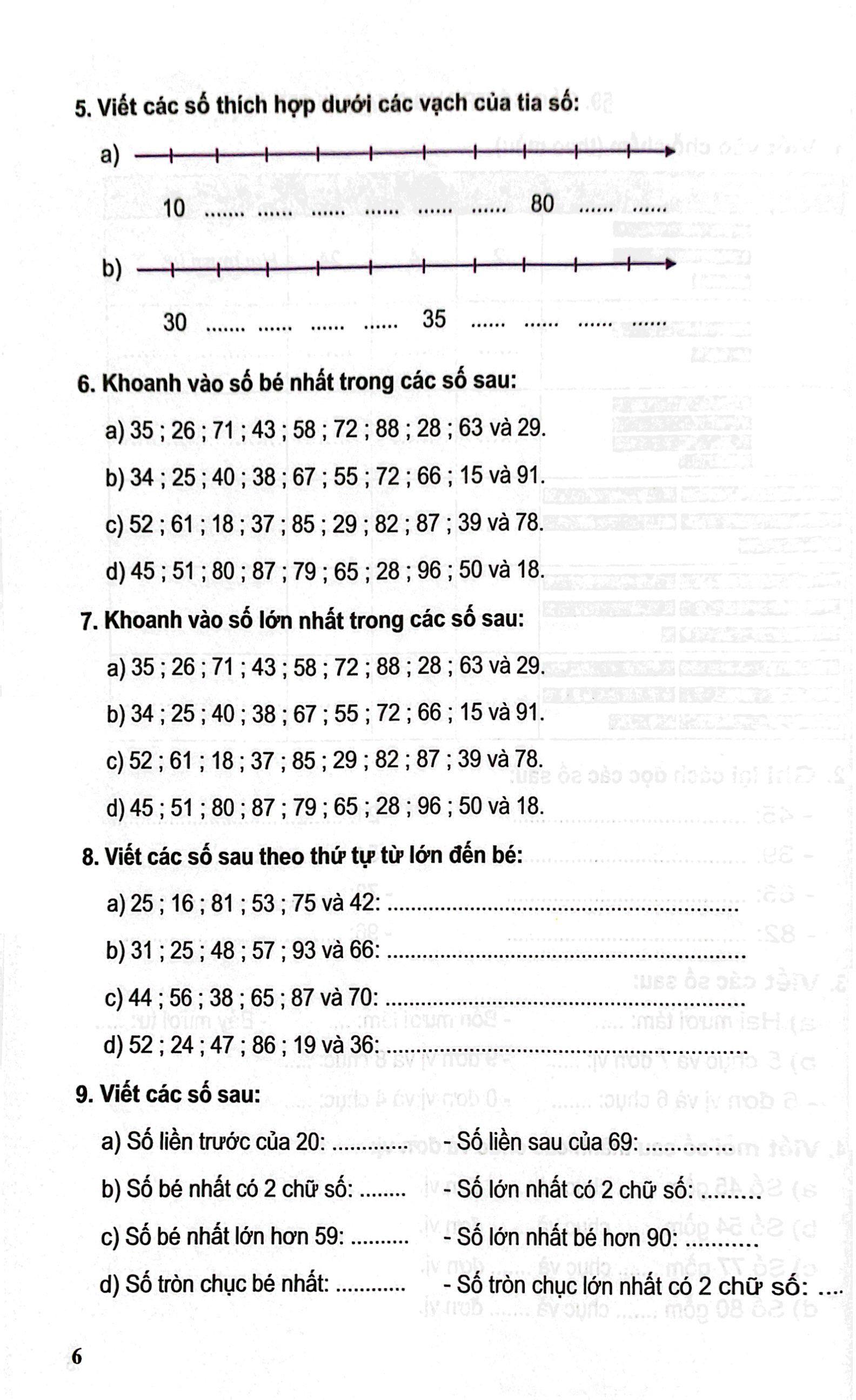 Bài Tập Phát Triển Năng Lực Học Sinh Môn Toán Lớp 1 - Tập 2