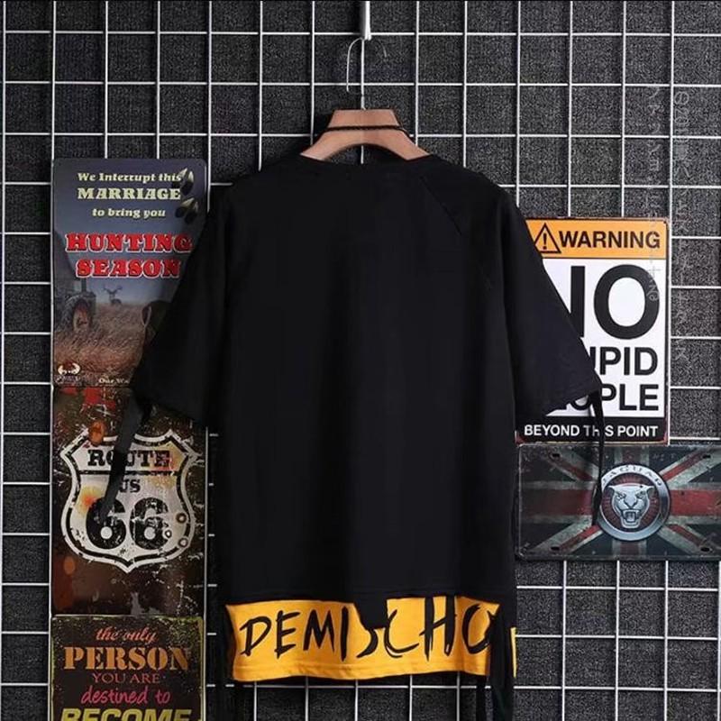 Áo Thun Nam Tay Lỡ Cổ Tròn Thời Trang Châu Âu