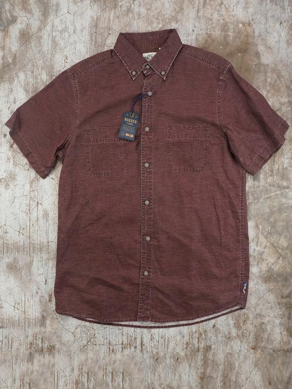 Áo Sơ Mi Nam Tay Ngắn Jasch Linen Regular Fit Shirt - Size M/L