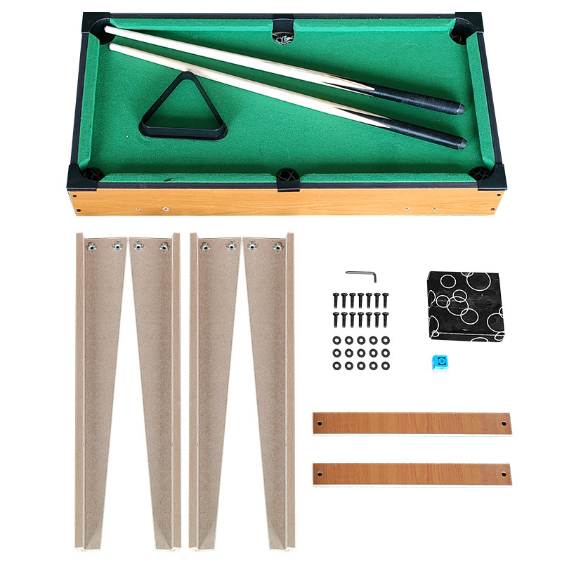 Đồ chơi bàn Bi-A bằng gỗ chân cao 69x37x60cm Table Top Pool Table TTP-69CC cho cả người lớn và trẻ nhỏ - Hàng chính hãng