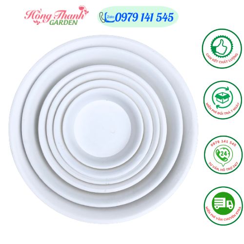 Đĩa Lót Chậu Cây, Đĩa Nhựa Lót Chậu Trồng Cây Hình Tròn, Đĩa Lót Đa Năng Chất Lượng Cao, Bền Đẹp