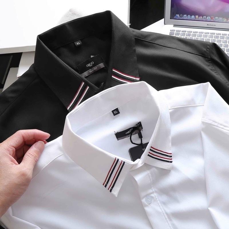 Áo sơ mi cách điệu BIGSIZE Maltrik, áo sơ mi kẻ viền chất lụa kate cao cấp mềm, thấm hút tốt size 80-130kg