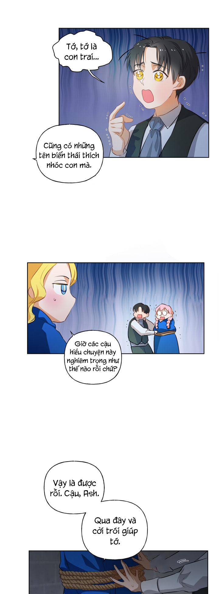 nhà nguyên tố tóc vàng chapter 32 13