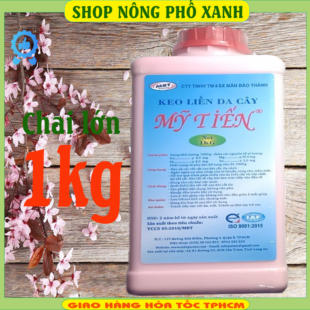 Keo liền sẹo cây, keo liền da cây Mỹ Tiến chai lớn 1kg