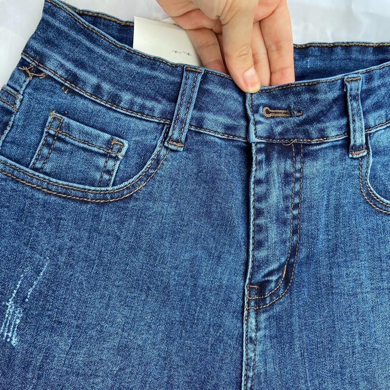 Quần Short Jean Nữ Xanh Lưng Cao Co Giãn Siêu Chất Hàng Cao Cấp Quần Short Bò Nữ ẢNH THẬT SOC38