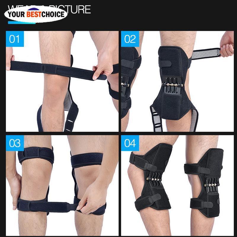 Băng đeo trợ lực khớp gối, chuyên dùng cho thể thao, hỗ trợ hồi phục dây chằng
