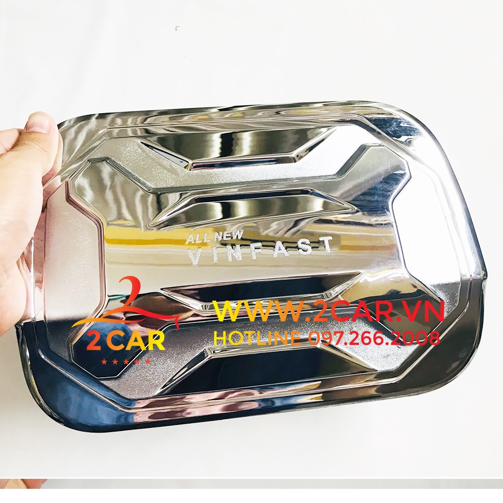 Ốp nắp bình xăng xe Vinfast Lux A mạ crom cao cấp