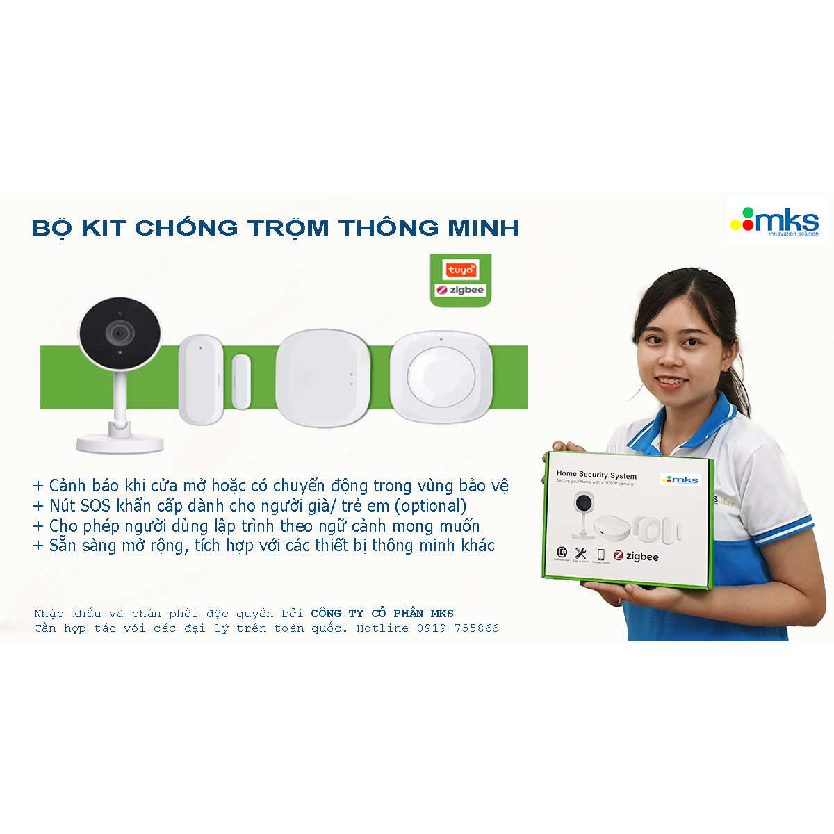 Bộ KIT chống trộm thông minh MKS