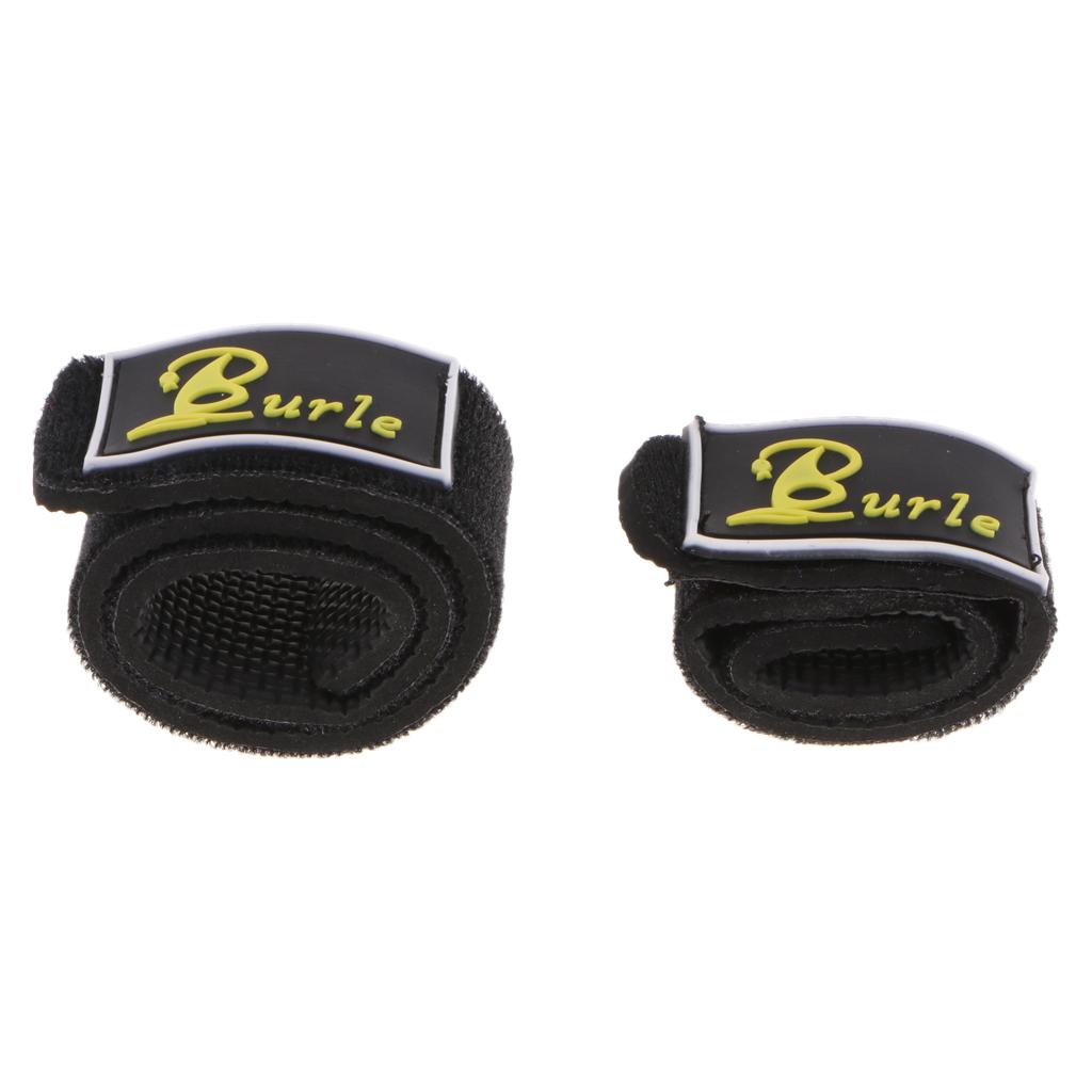 High Elastic Fishing Rod Tie Strap Safety Belt Wrap Band Fastener Black