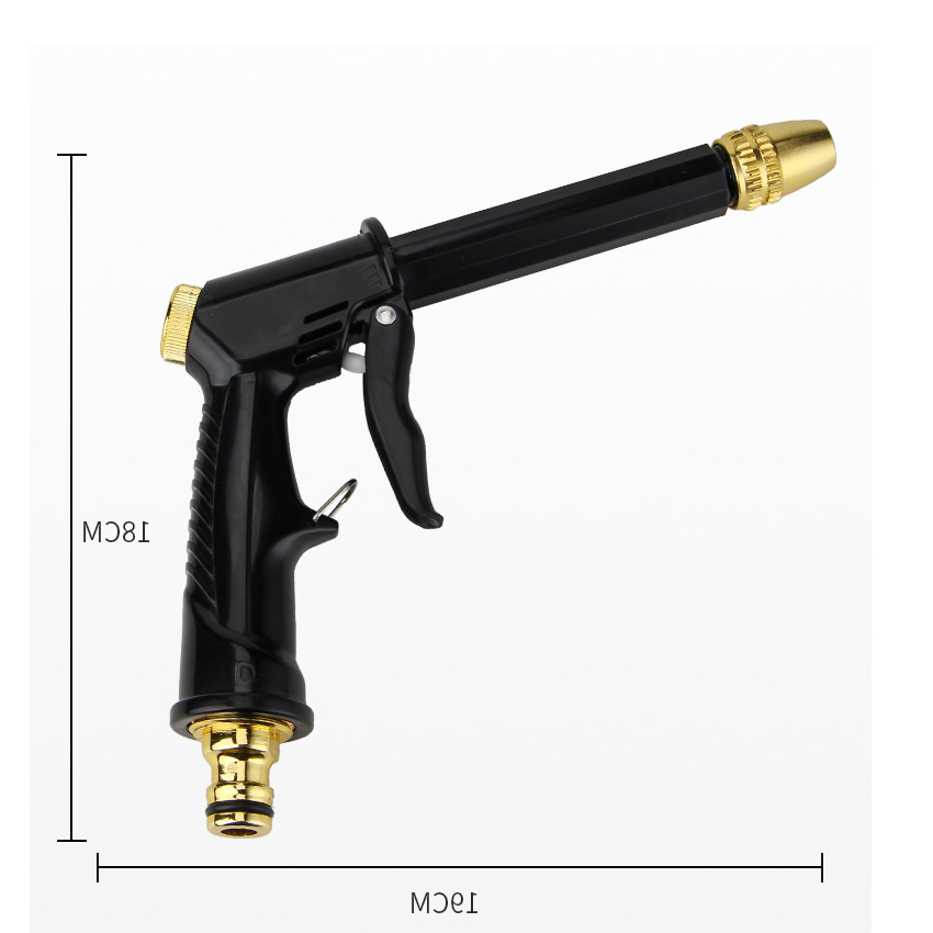 Bộ dây và vòi xịt rửa xe tưới cây 810-2498-1 (dây trắng-cút nối xanh)