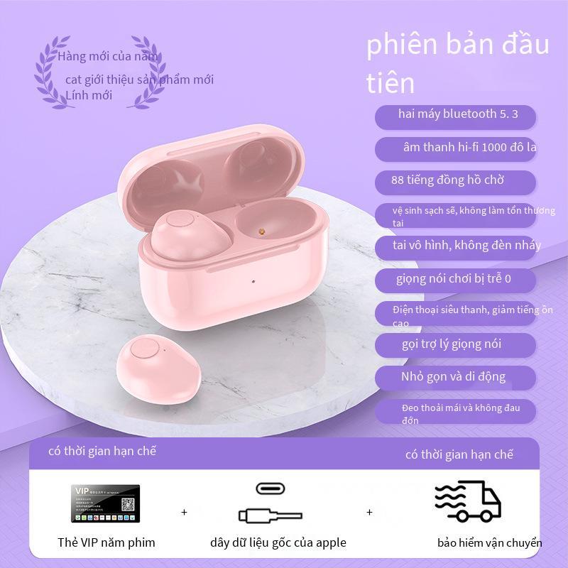 Đảm Bảo Chất LượngTai Nghe Bluetooth Ngủ Không Dây Mẫu Nữ Thu Nhỏ Chất Lượng Cao Giảm Tiếng Ồn Thời Gian Chờ Dài