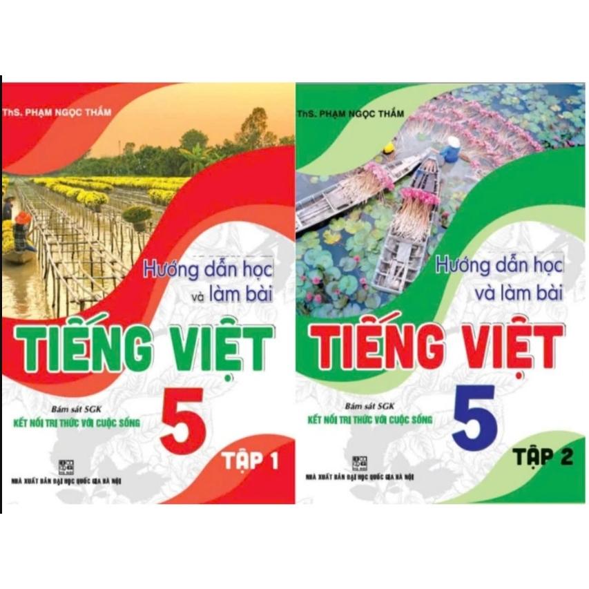 Sách - Hướng dẫn học và làm bài Tiếng Việt 2 3 4 5 (Kết nối tri thức với cuộc sống)HA
