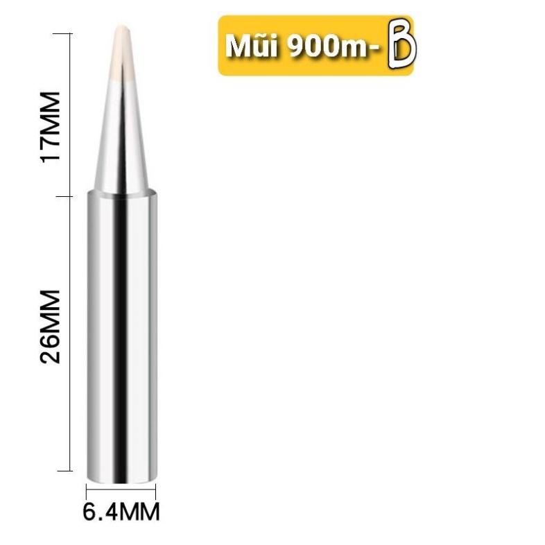 Mũi hàn (1 mũi) tq 936, 908, 806 -900m , Hakko 900M.Cao Cấp(mũi trắng