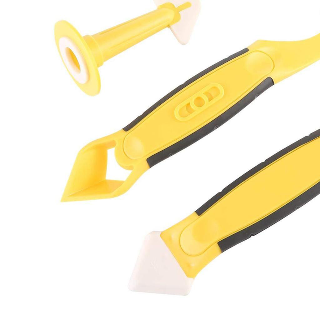 8Pcs/Set Sealant Spatula Caulking Tool Kit Silicone Grout Remover Scraper Nozzle