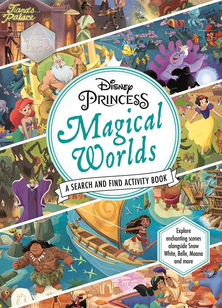 Sách ngoại văn: Disney Princess Magical Worlds Search And Find Activity Book