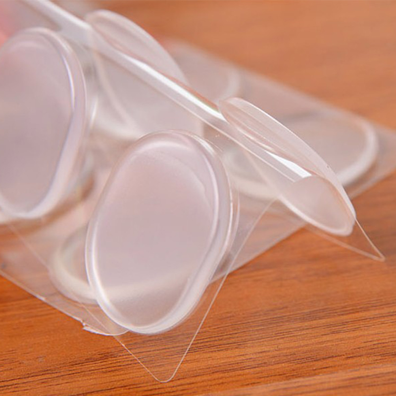 Bộ 10 miếng lót giày trong suốt silicon êm ái cho mọi loại giày