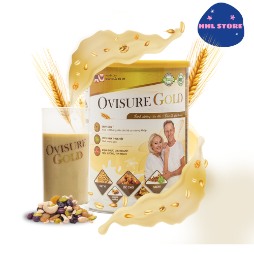 Sữa Hạt Xương Khớp Ovisure Gold Hộp 650g dùng được cho cả người ăn chay