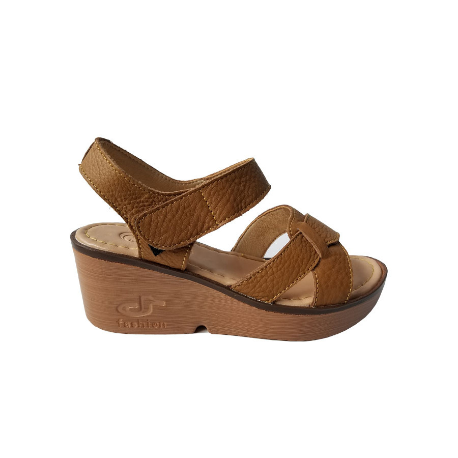 Giày Sandal Đế Xuồng Nữ Da Bò BIGGBEN Cao Cấp SDX31