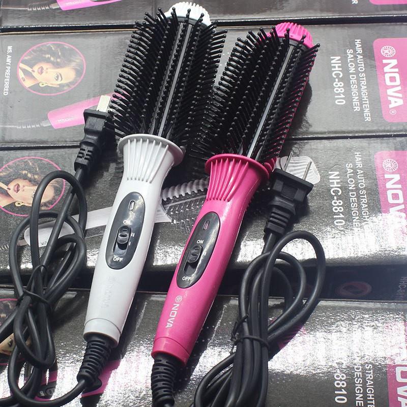 Lược Điện Chải Tóc No.Va. 8810 Tạo Kiểu Tóc Uốn Cúp Cụp Xoay Tròn Chuyên Nghiệp Dành Cho Phụ Nữ