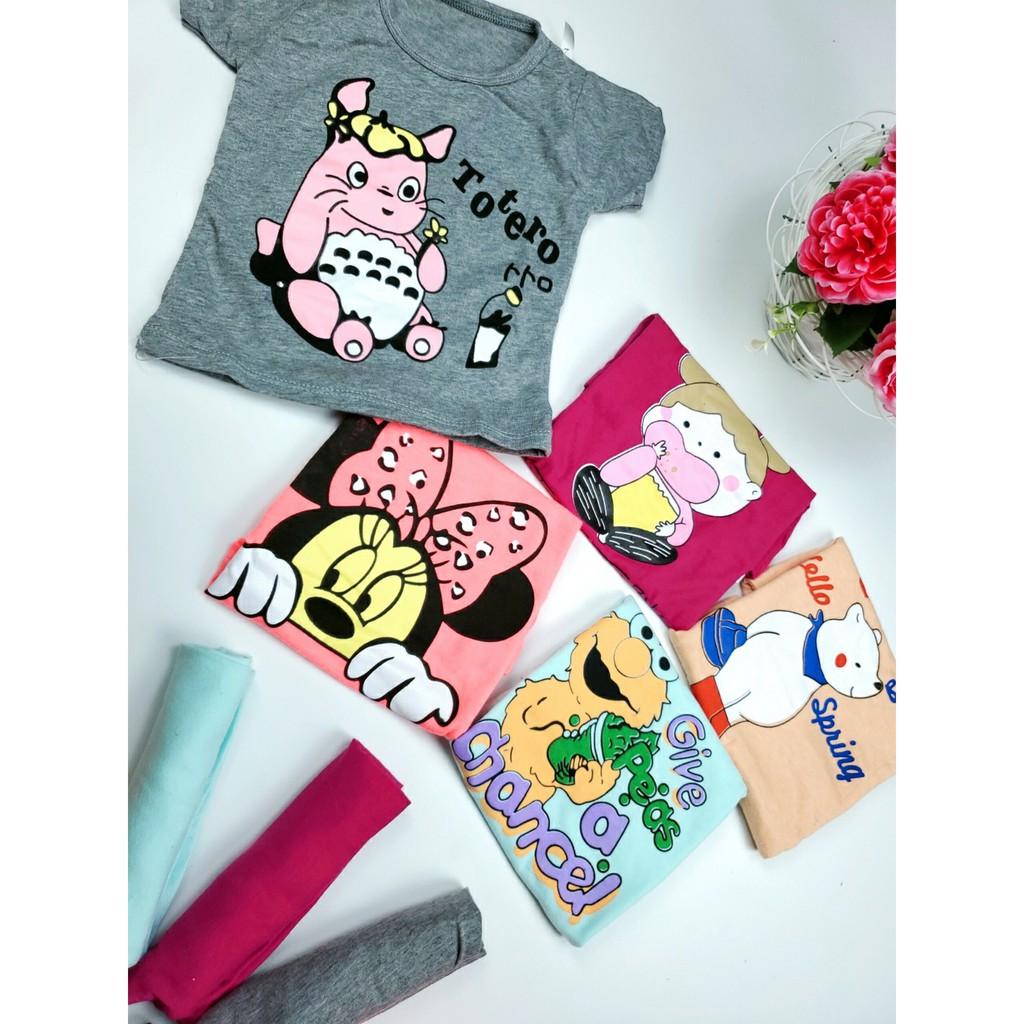 Bộ Cộc Chất Vải Cotton Họa Tiết Ngộ Nghĩnh Đáng Yêu Cho Bé - M01 - MIABABY