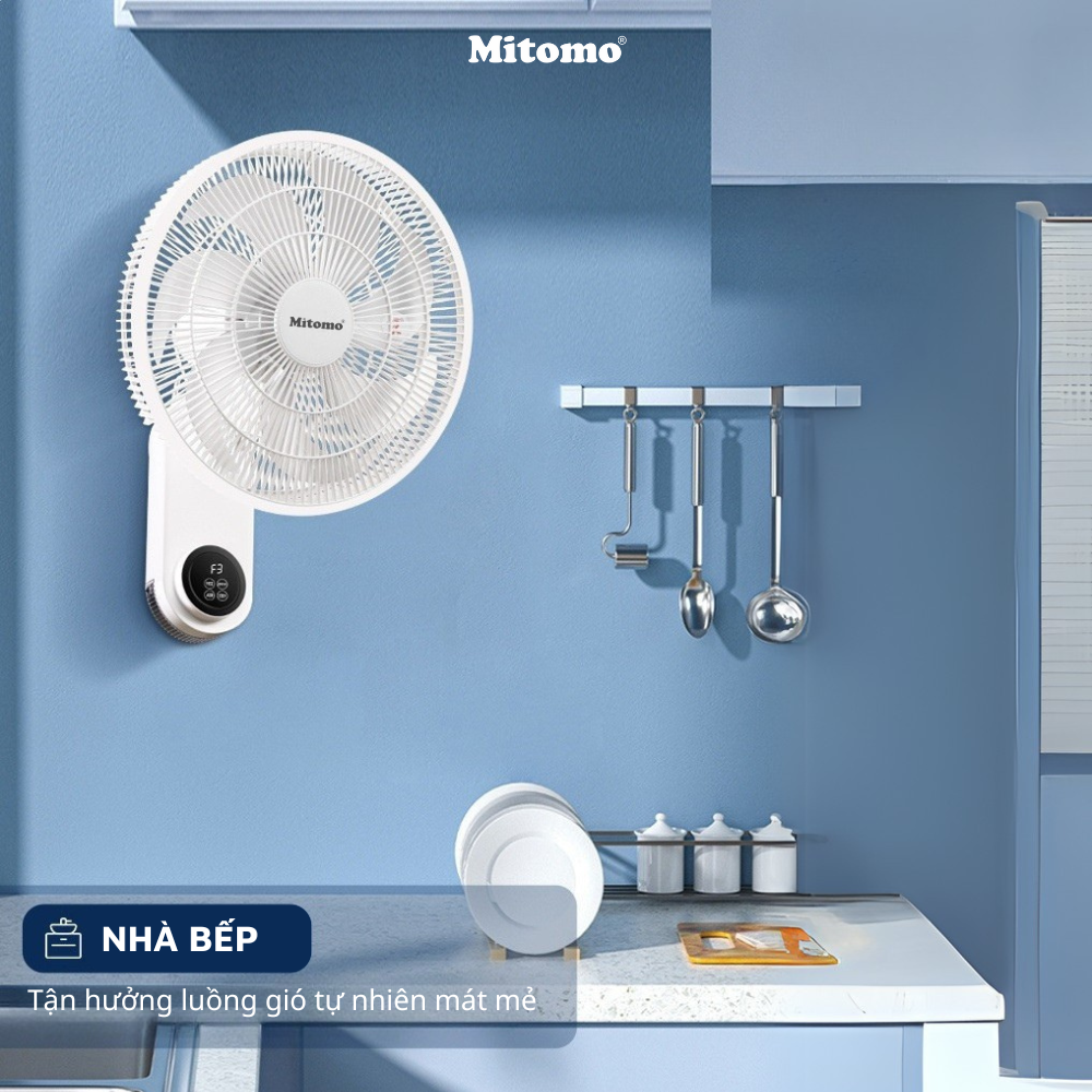 Quạt điện treo tường remote FTT-60AEC-D39, công suất 60W, hoạt động êm ái, hẹn giờ thông minh -hàng chính hãng Bảo hành 2 năm