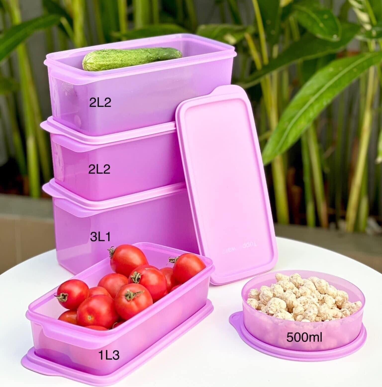 Hộp Trữ Mát Freshia 5 Tupperware, Hộp Trữ Rau Củ Trái Cây Tươi Lâu