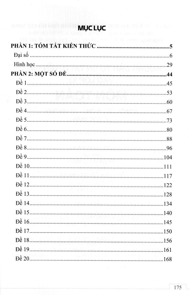 Sách - Hướng Dẫn Tự Ôn Thi Tuyển Sinh Vào Lớp 10 Môn Toán
