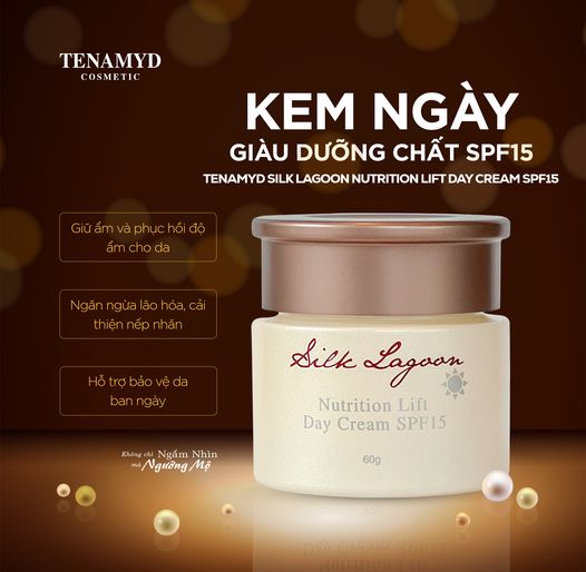 Kem dưỡng chống lão hóa da giàu dưỡng chất TENAMYD Silk Lagoon Day &amp; Night Cream 60g