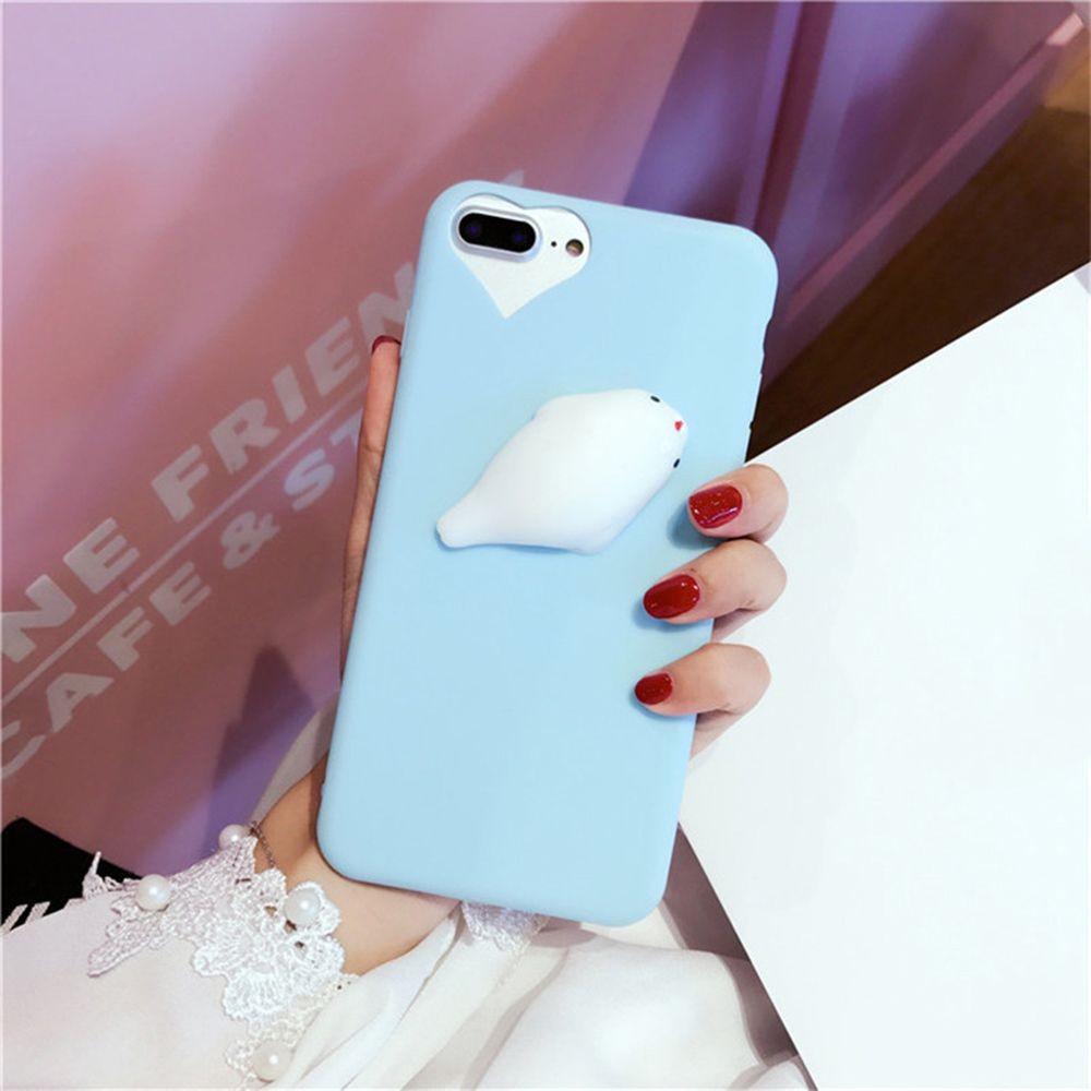 xSquishy 3D Sea Lion kitten Cat Paw Soft Phone Case Cover For iPhone /6/6S/7/7Pu