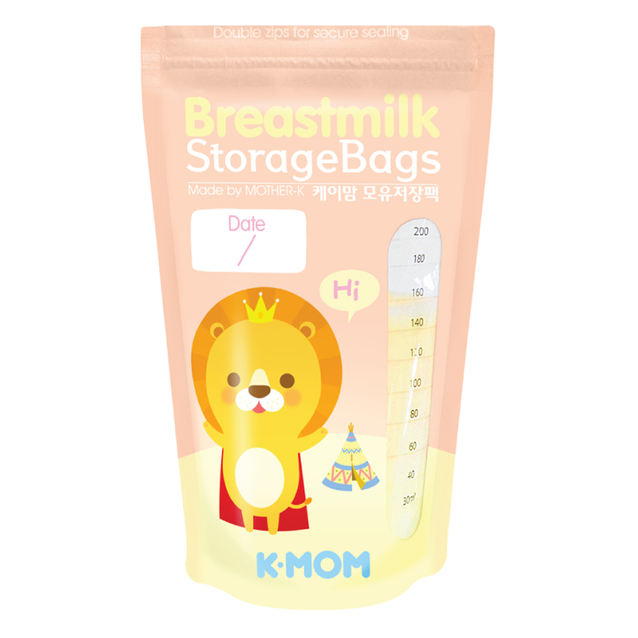 Túi trữ sữa K-mom Hàn Quốc - Giao Màu Ngẫu Nhiên (50c)