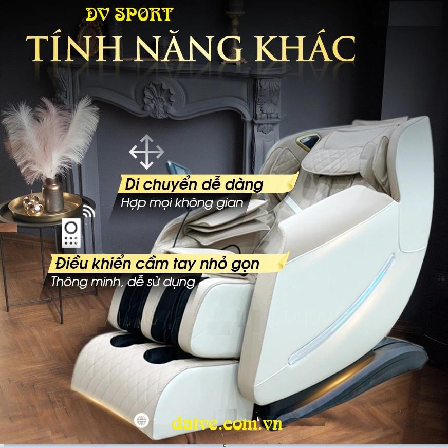 GHẾ MASSAGE DV SPORT K10. TẶNG NỒI CHIÊN KHÔNG DẦU 12L