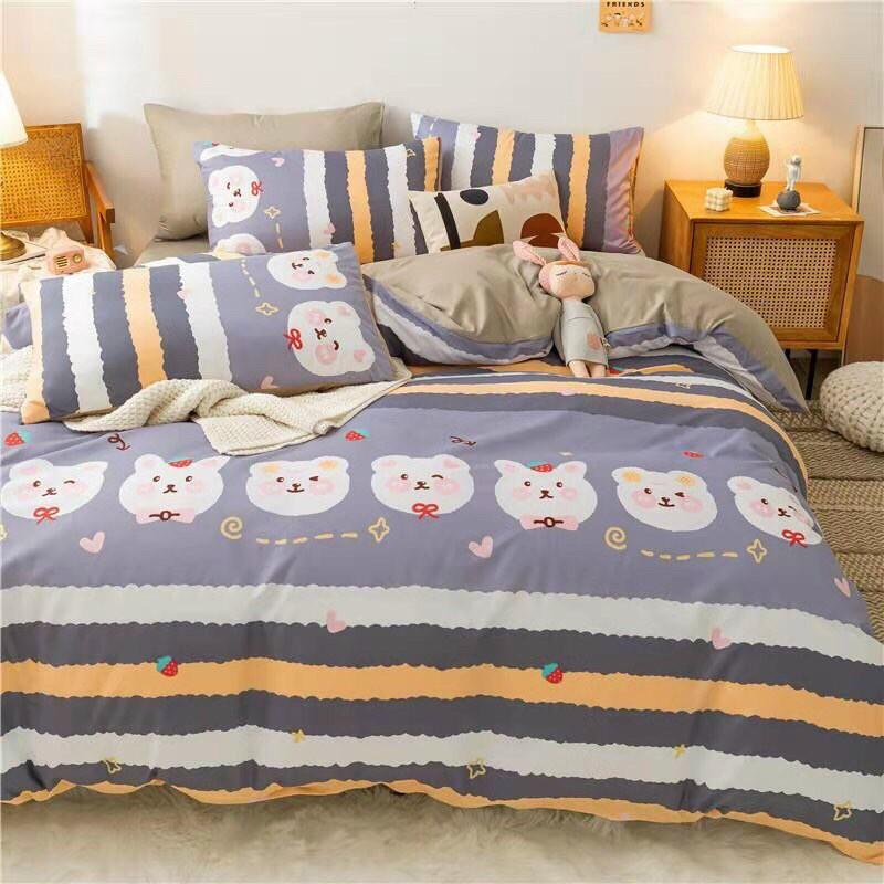Bộ chăn ga gối Cotton Poly M2T Bedding nhập khẩu Hàn Quốc - Xả kho mẫu đẹp 2021