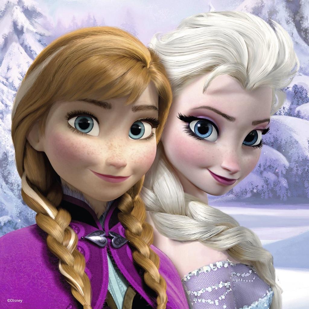 Bộ Xếp Hình Ravensburger Puzzle Công Chúa Frozen Anna Và Elsa