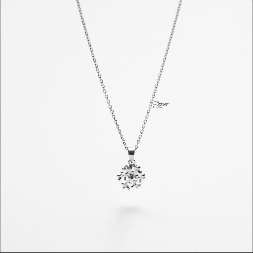 Dây chuyền bạc 925 Snowflake - Shimmer Silver