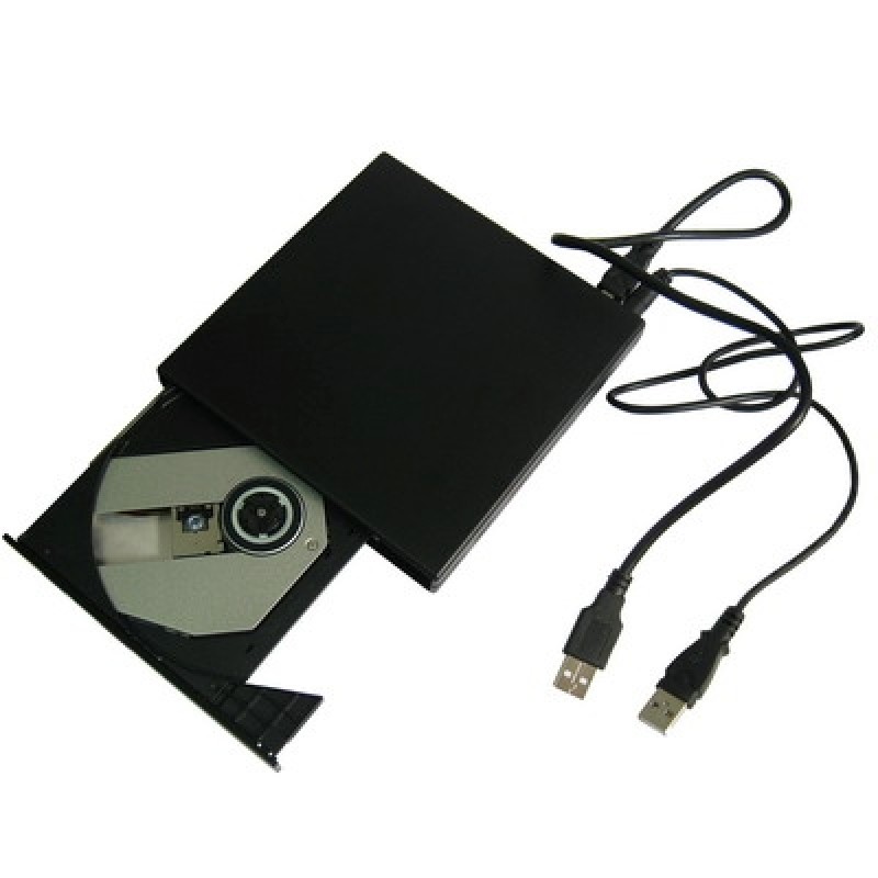 Hình ảnh Ổ đĩa dvd rời cho laptop, desktop, máy tính bàn, ổ đĩa quang dvd rw gắn ngoài qua cổng USB hỗ trợ đọc, ghi đĩa dvd, cd không kén đĩa.
