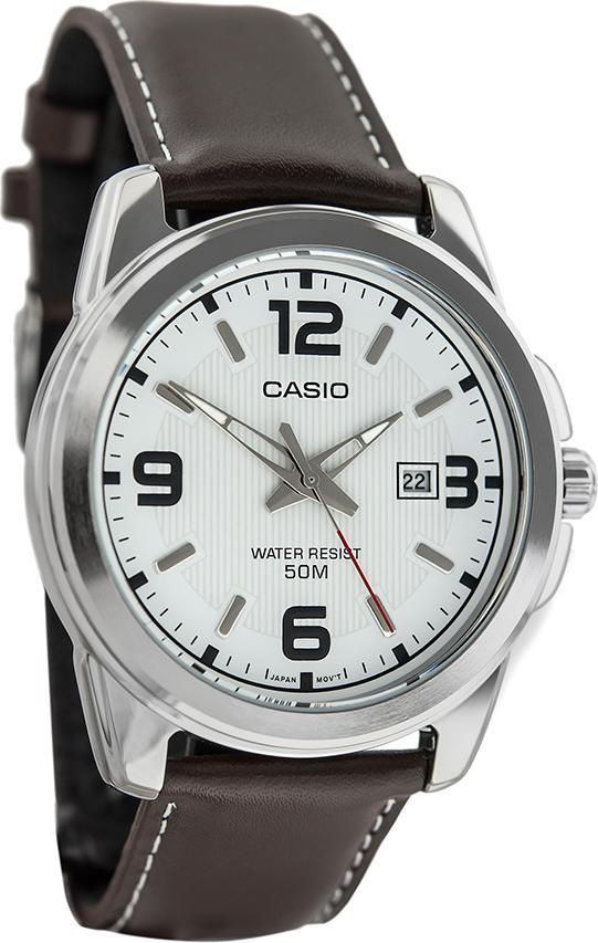 Đồng Hồ Nam Dây Da Casio MTP-1314L-7AVDF (44.9mm) - Nâu