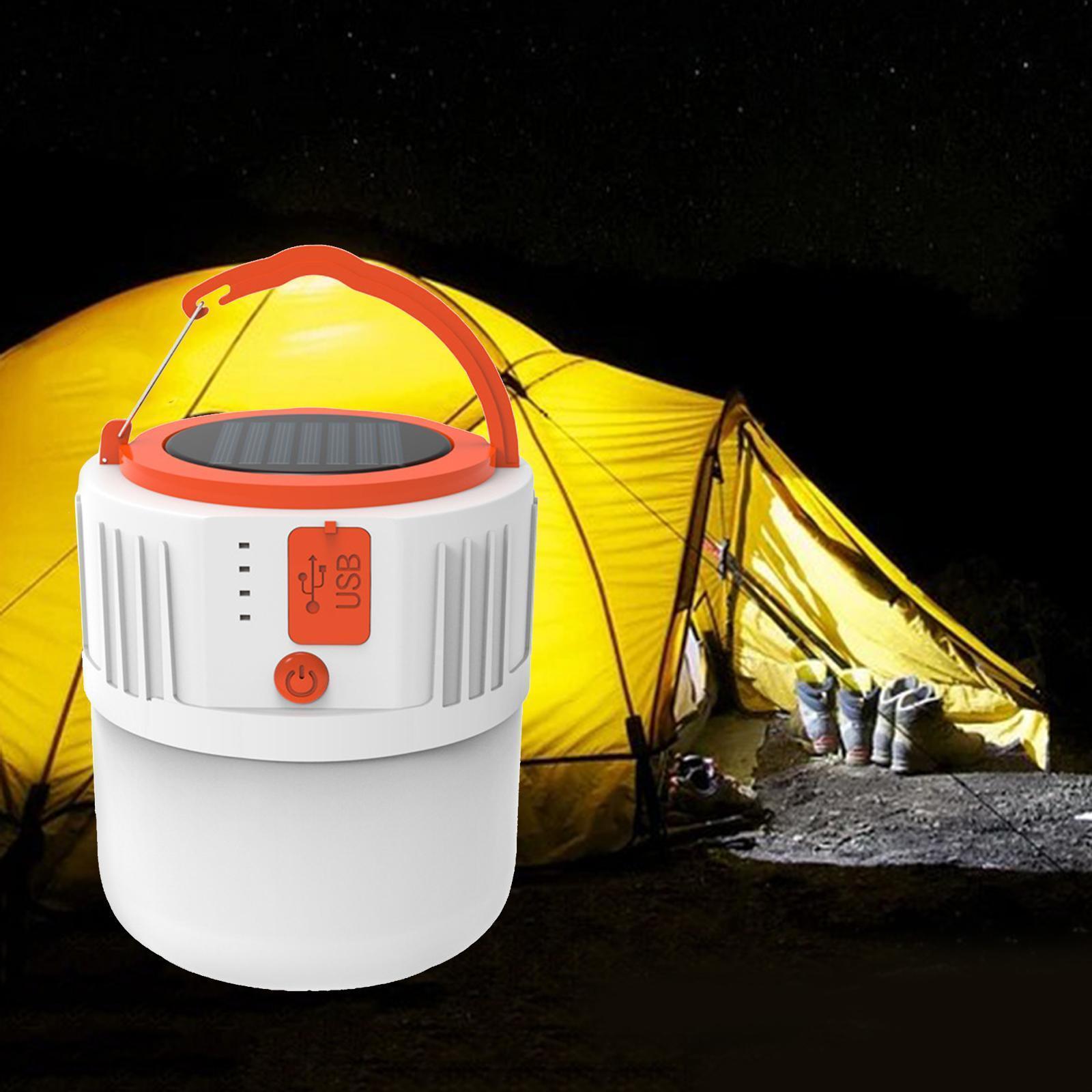 LED Camping Tent Light  Lantern Hiking Lamp BBQ Flashlight White