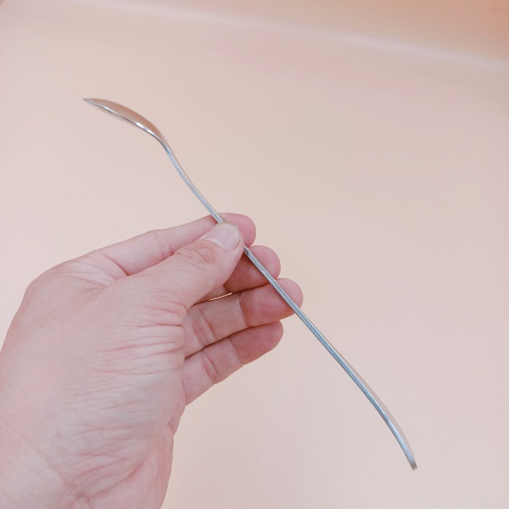 Thìa muỗng inox cán dài uống sinh tố, trà chanh mẫu trơn không gỉ cao cấp