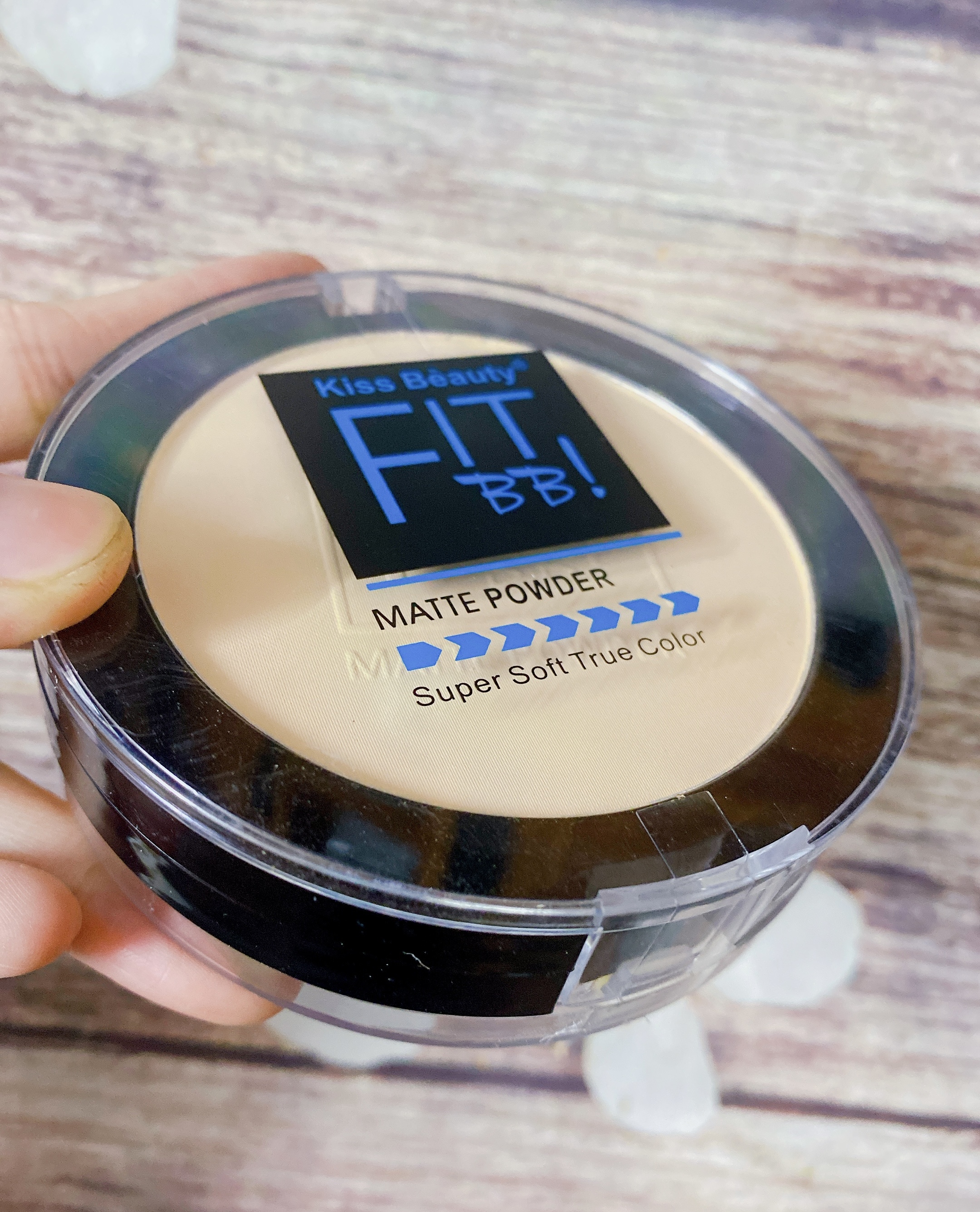 PhấnPhủ Fit BB Kiss Beauty 2 Tầng Kèm Mút Siêu Mịn