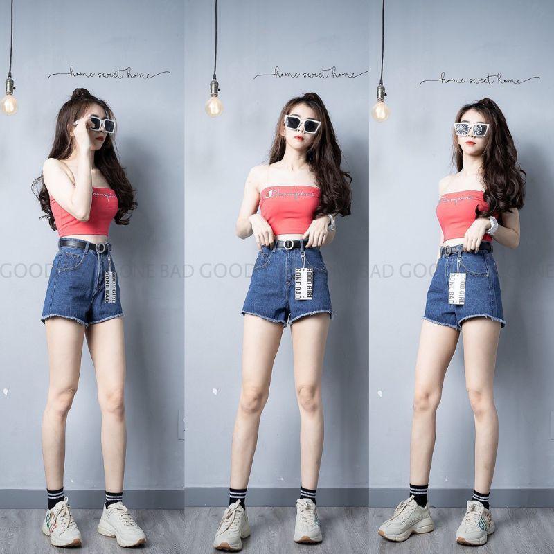 Quần Sort Jean Bigsize Xanh Đậm/ Nhạt Bán Quanh Năm Siêu Xinh