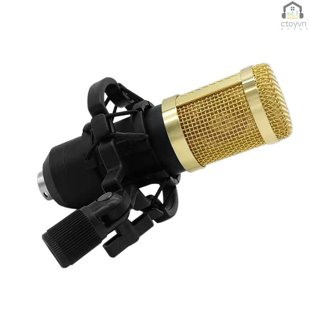 Bộ micro thu âm BM800 độ nhạy cao cho điện thoại máy tính