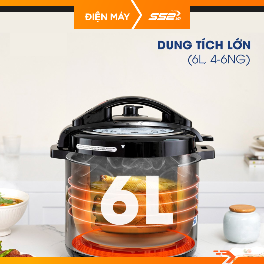 Nồi áp suất điện KALITE KL-636 - Hàng Chính Hãng