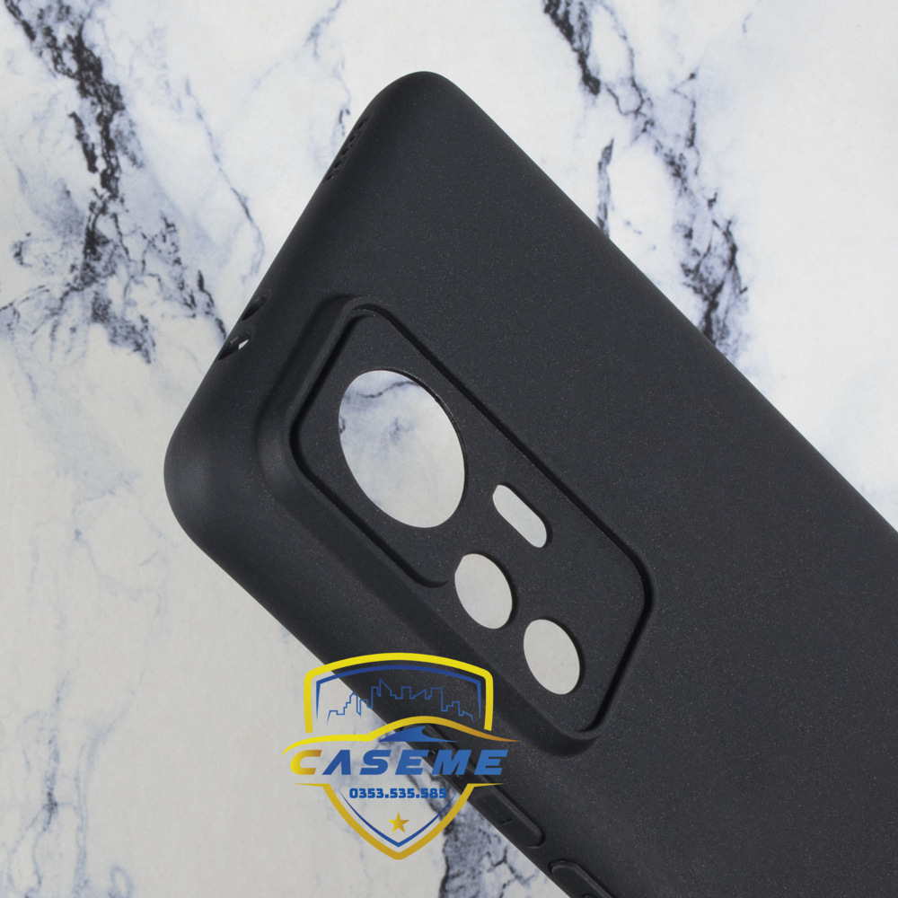 Ốp lưng dẻo màu đen dành cho Xiaomi 12T/12T Pro/K50 Ultra silicon chống sốc cao cấp