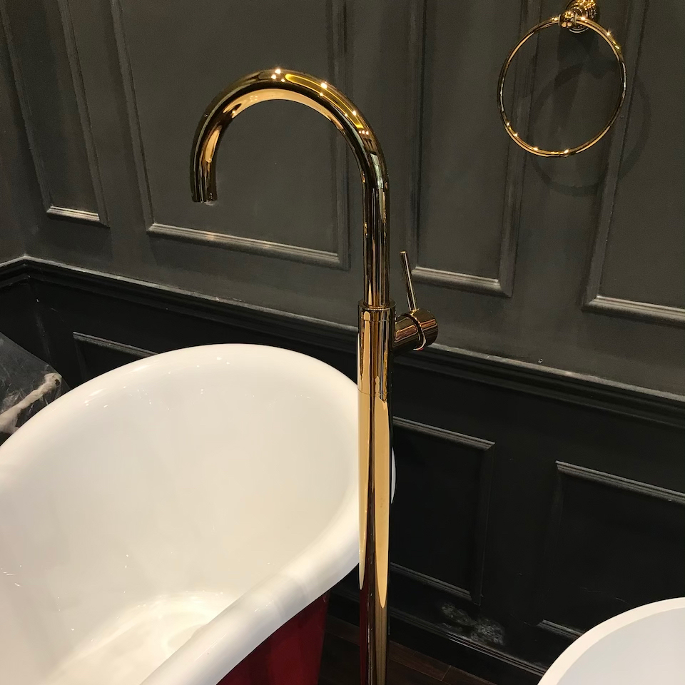 Vòi chậu lavabo cao bằng đồng cổ điển - HY2602